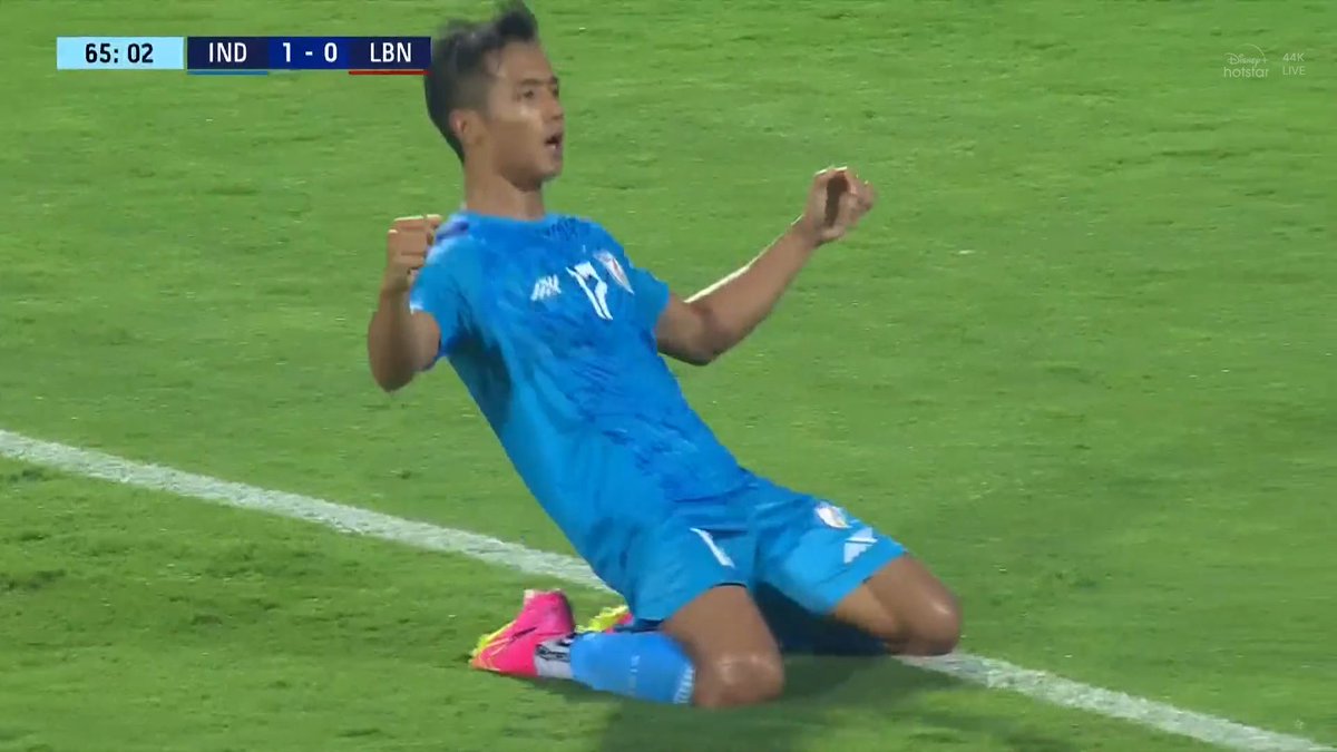 torch__bearers's tweet photo. GOOOAAALLL 🇮🇳
India 2 ➖ 0 Lebanon
⚽ @lzchhangte7
Magician - @NaoremMahesh
#IntercontinentalCupFinal https://t.co/RBFrzfRvY0