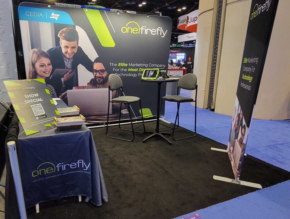 OneFireflyLLC's tweet image. Another successful InfoComm in the books! One Firefly had an amazing time connecting with dealers and partners in Orlando this year - thank you to @AVIXA  for another great show.  

#InfoComm2023 #avtweeps #avpros #proav