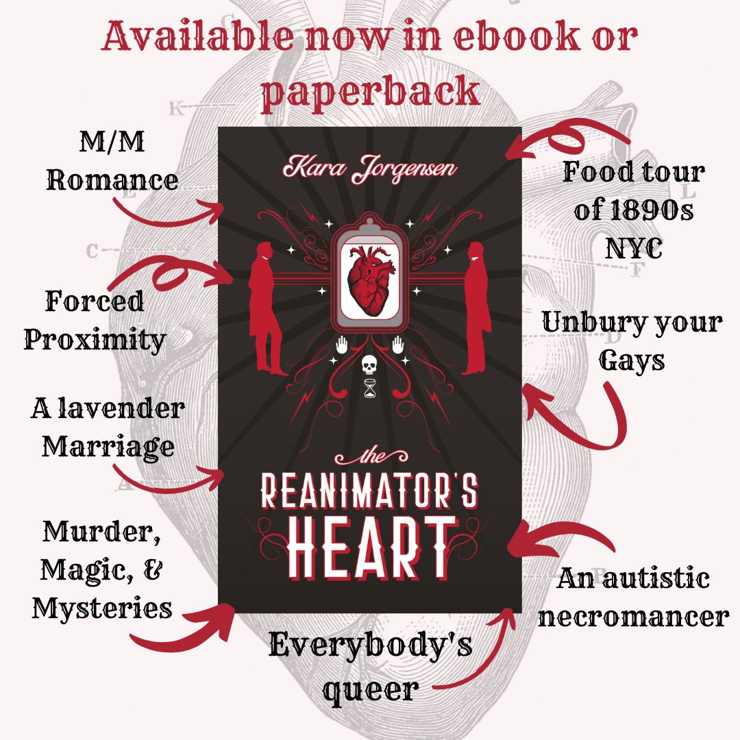 It's #AutisticPrideDay, so here's your reminder that
THE REANIMATOR'S HEART has an autistic MC
💀Pushing Daisies x Sleepy Hollow
🫀An autistic necromancer
⚰️His murdered crush 
🪦And the crimes that bring them together
🏳️‍🌈MM paranormal romance in 1890s NYC
Link⬇️Book2 is out 10/24