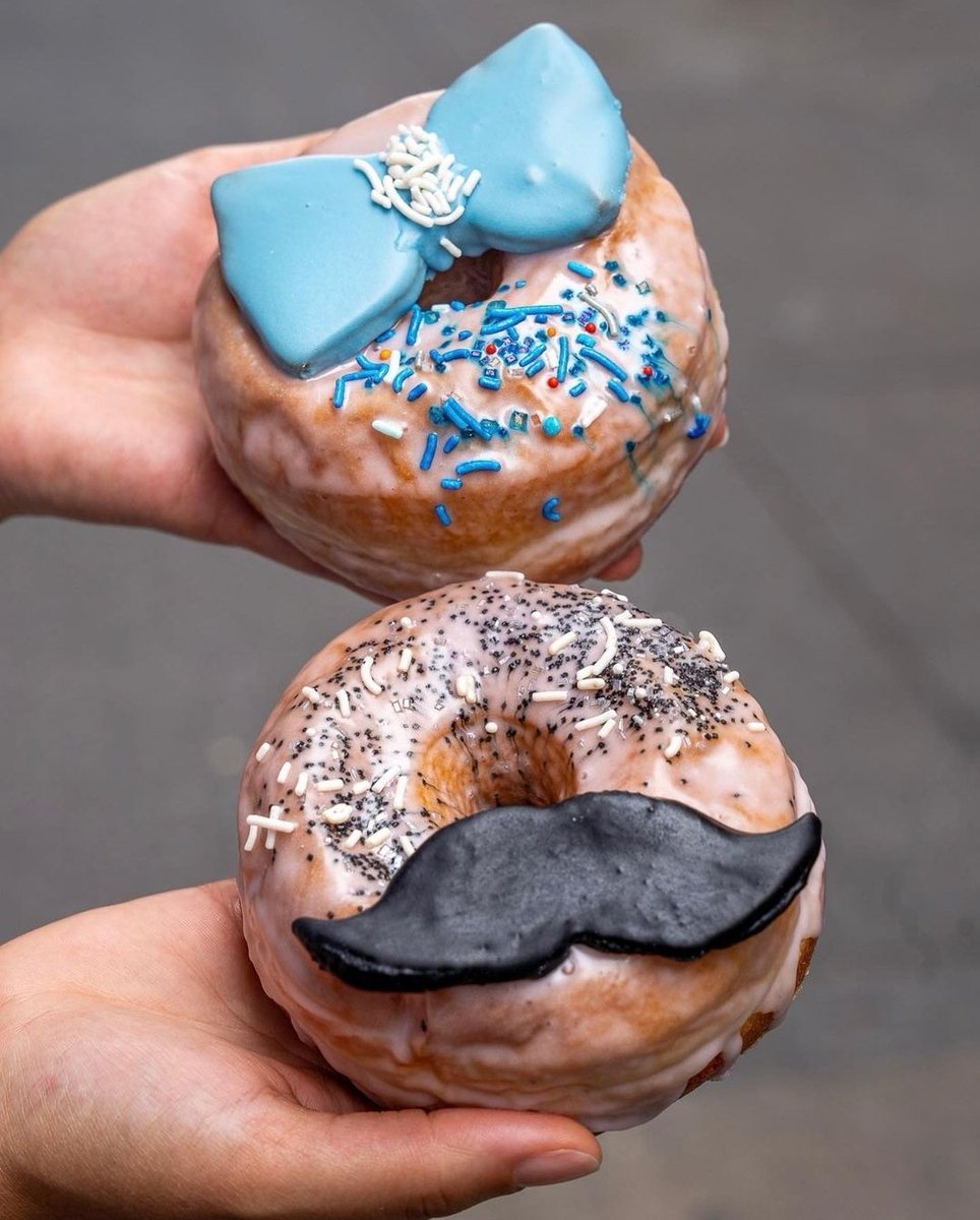 Happy Father's Day 💙  #FathersDay #HappyFathersDay #happyfathersday2023 #donut #Doughnut #bowtie #mustache