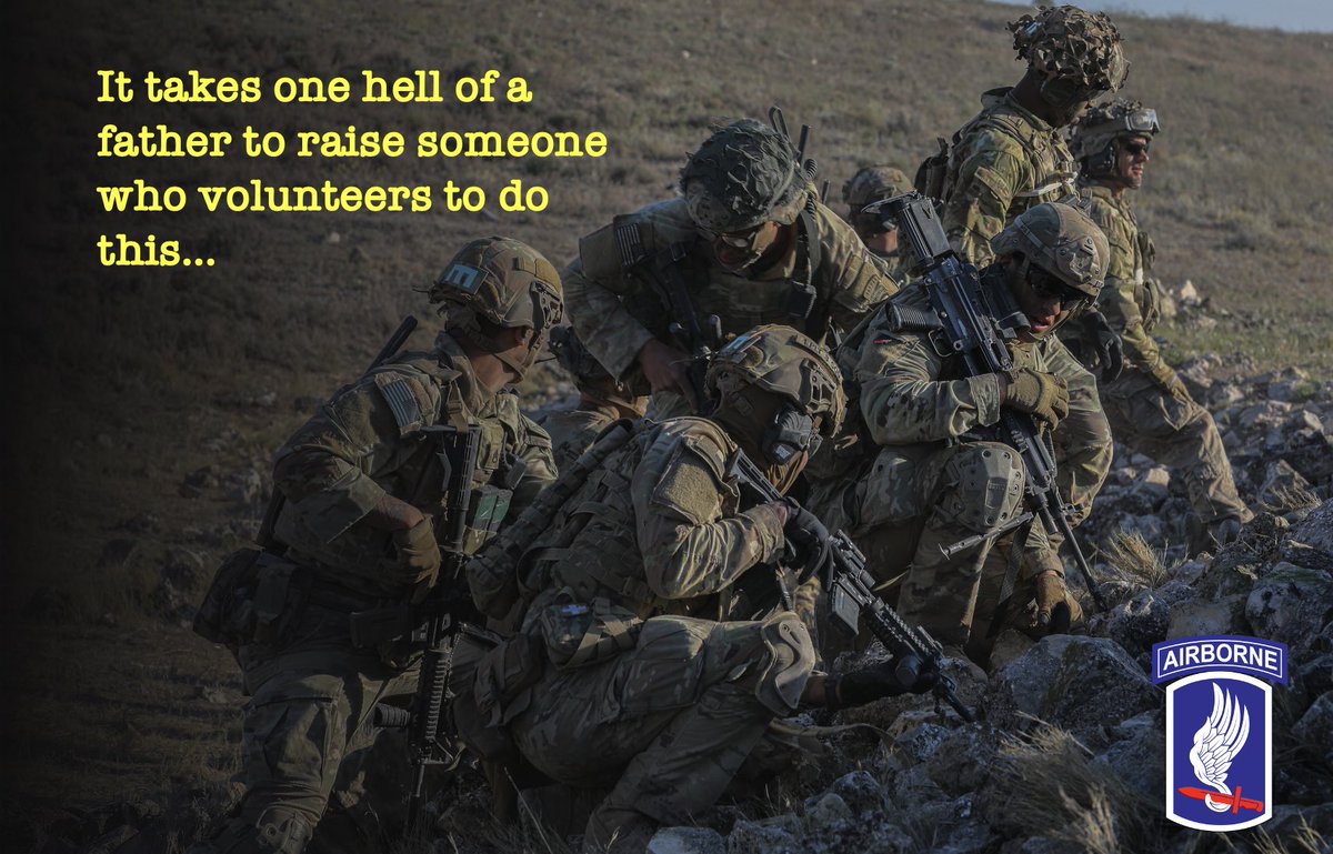 To all the #SkySoldier 🪂 fathers out there:

#HappyFathersDay‼️