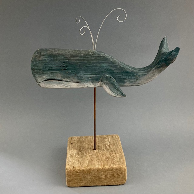 'HAPPY FATHERS DAY',  We hope you all  have a Whale of a time. #whaleart #whales #woodenart #automata #southwold #recycledart #driftwood #seaart #fishart