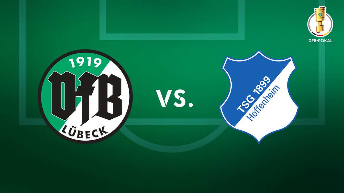 First round draw 🏆

⚽ Tie 15: @vfbluebeck 🆚 @achtzehn99_en  
  
#DFBPokal #Berlin2024