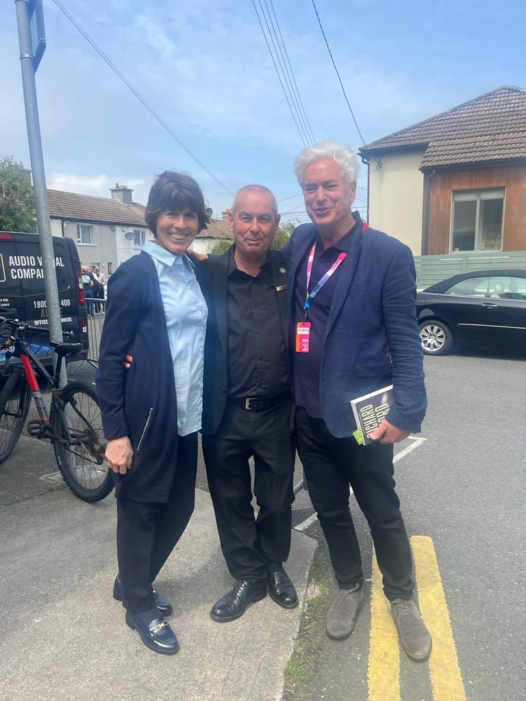 Sarah and Dan ⁦@dalkeybookfest⁩ key players