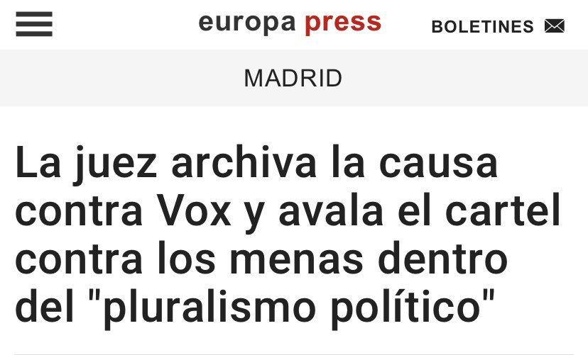 olympeabogados's tweet photo. Esto es un evidente caso de delito de odio del art. 510.1.a del código penal. El problema es que así lo tiene que entender también el juez al que le llegue la denuncia. Acordaos de este caso 👇🏽

PD: ¿Alguna institución/asociación va a denunciarlo? Por no duplicar las denuncias. https://t.co/gKyrGEK8TO