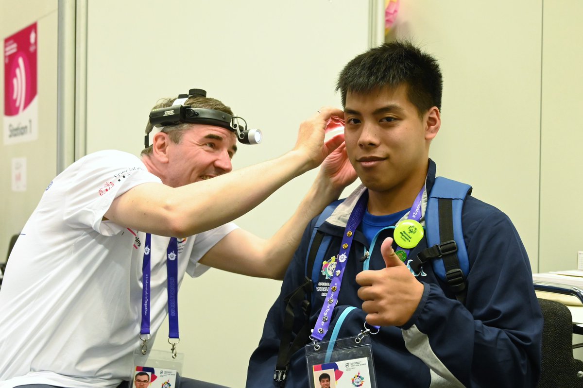 sowg_'s tweet photo. Healthy Athletes®, the world's largest health program, has opened at the Special Olympics World Games in Berlin. Athletes can be examined and advised at seven stations. #Berlin2023 #UnbeatableTogether https://t.co/jr29UgM9um