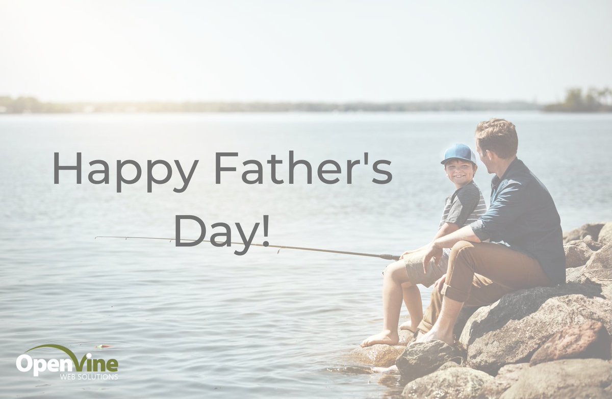 Happy Father's Day to all of you amazing dads out there from the team at OpenVine! #Fathersday #2023