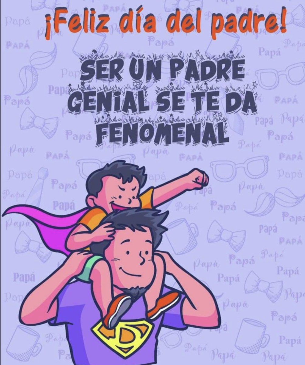 “Algunos héroes no tienen capa. A estos los llamamos papá. ¡Feliz día del padre!” a todos los integrantes del <a href="/ZaragozaOOSL/">IgnacioZaragozaOOSL</a> que tienen la dicha de ser Padres y a todos los papás de las y los compañeros, a nombre del Secretario General <a href="/salvadorperez70/">Salvador Pérez Xilotl</a>  reciban un fuerte abrazo.
