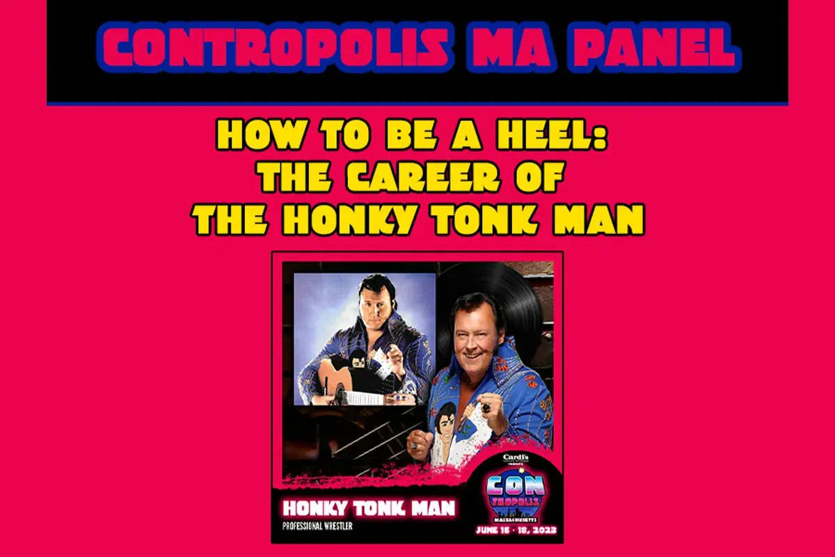 Fifteen minutes until How to be a Heel: The Career of the Honky Tonk Man on the Main Stage! Don't miss it!