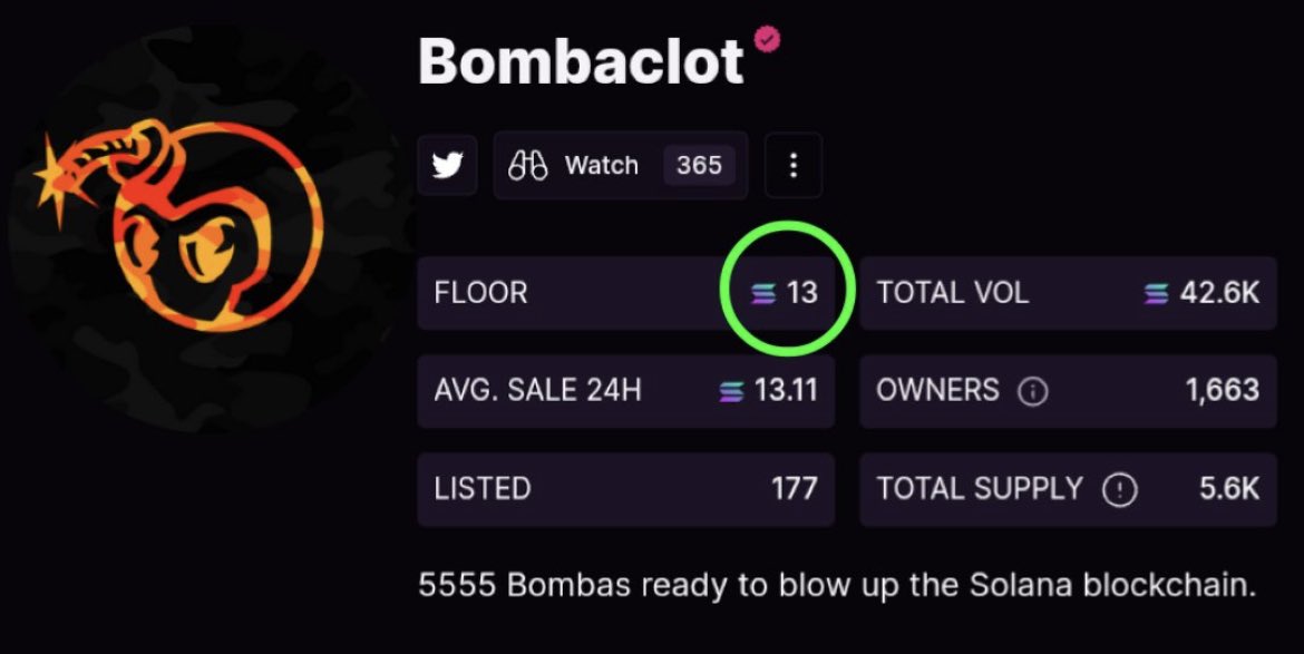 As expected the low hyped @bombaclotnft is outperforming all the other recent hyped launches on $SOL.. 

Don’t underestimate a proven team 🥳