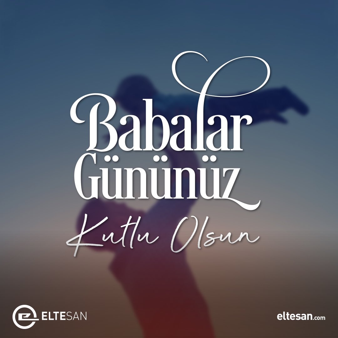 eltesan's tweet photo. Babalar Gününüz Kutlu Olsun
#Babalargunu #eltesan https://t.co/uhHdVpdhWv
