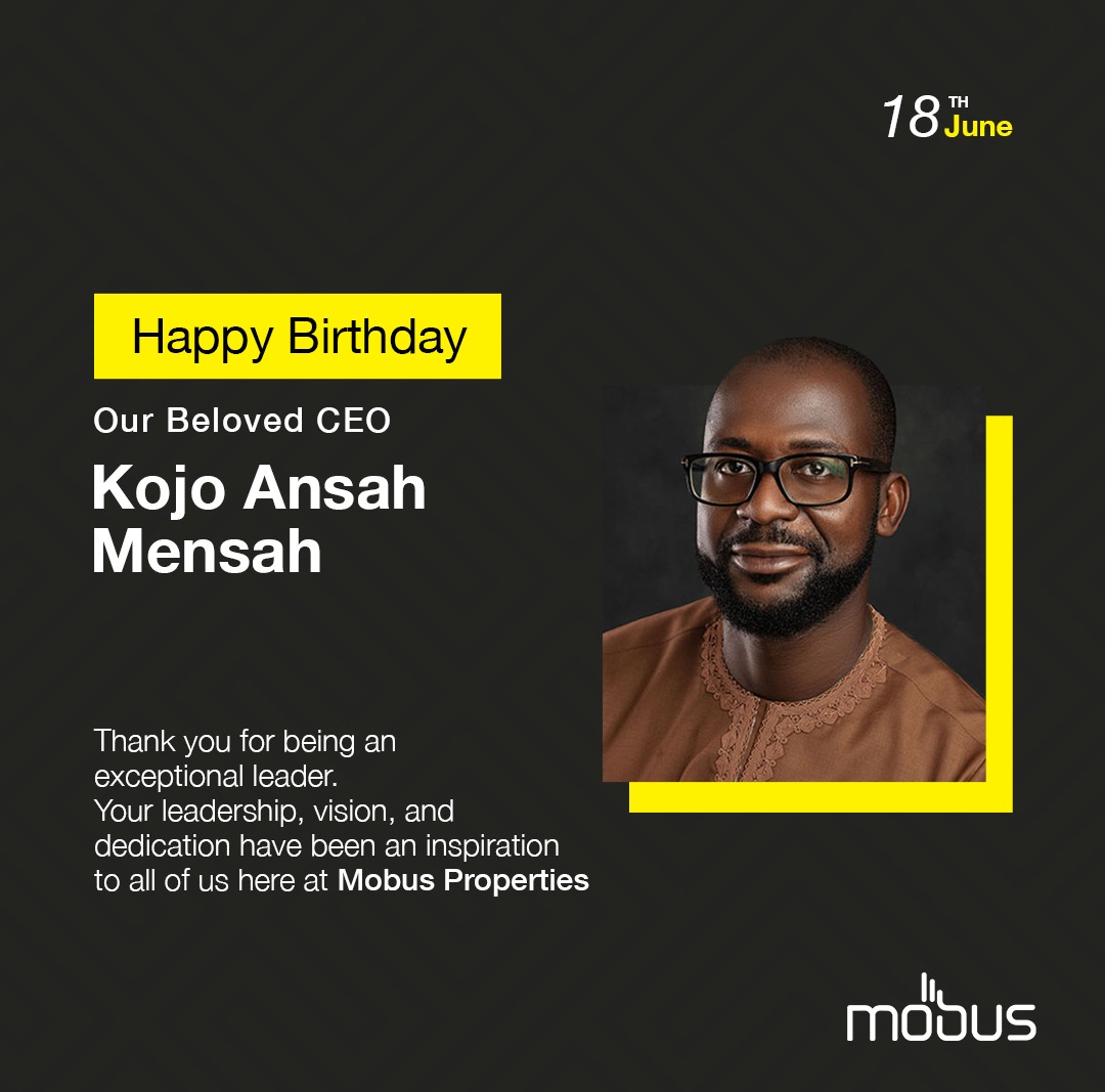 mobuspropertyng's tweet photo. On this special day, we wanted to take a moment to wish our dear CEO the happiest of birthdays!
May this year bring you joy, good health, and countless reasons to smile.
#MobusProperties #HappyBirthday #CEO #RealEstate https://t.co/yxadQOusAz
