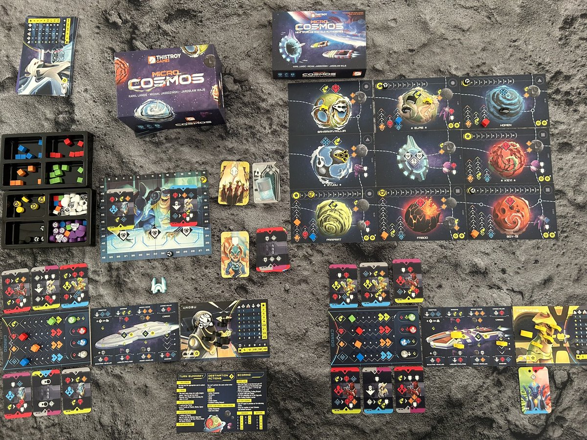 eimwolliballa's tweet photo. My first game of 
🛸 MICRO COSMOS 🛸
from @ThistroyGames 👍🏻 https://t.co/gMhUQhH2Xu