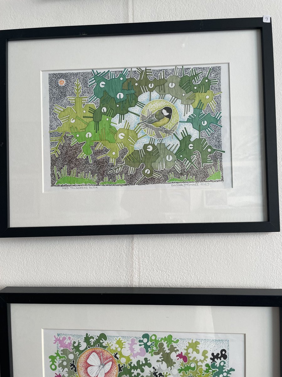 elneiman's tweet image. Utställning pågår.. en dag till. Galleri Korn,  Hornstull. Kom och säg hej! #galleri #tavlor #konst