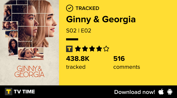 GiuliaFanelli's tweet photo. I've just watched episode S02 | E02 of Ginny &amp; Georgia! #ginnygeorgia  https://t.co/nnkkFGsfHx #tvtime https://t.co/yAOrWlF6z8
