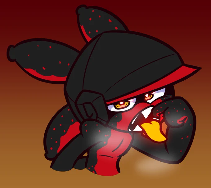 did you know he has sharp teeth and his tongue glows