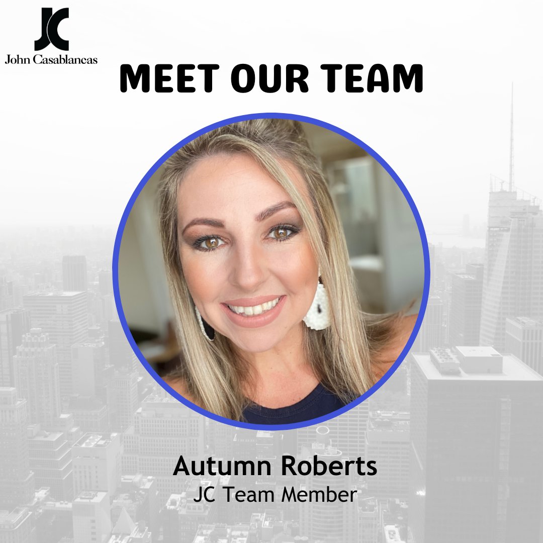 johncasablancas's tweet photo. Meet Autumn Roberts, a member of the JC Team! 🙌
Autumn has been with JC for 17 years. She loves helping people follow their dreams, build confidence, and be their best version. Say hi to Autumn in the comments!
#JohnCasablancas #MeetTheTeam #JCTeam #ModelingAgency https://t.co/akmiyPmEhl