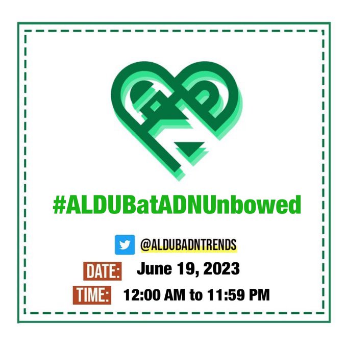 Never give up. Be unbowed, unbent &amp; unbroken through adversities. Have a great week, #ADNFAM!

#ALDUBatADNUnbowed