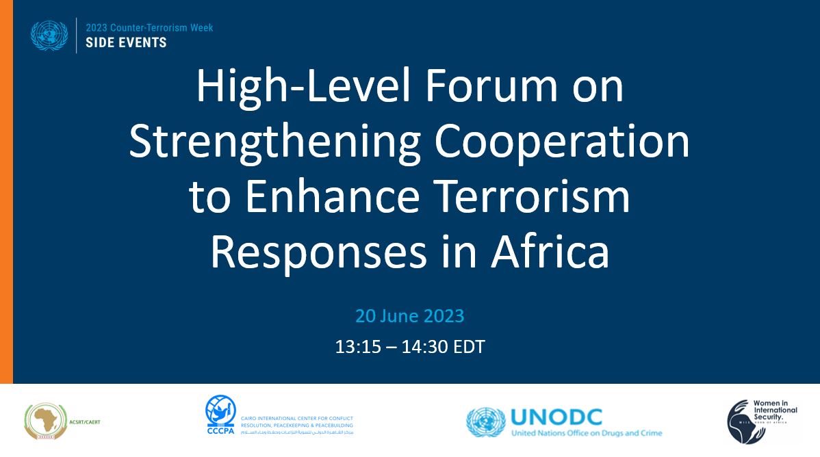 How can we be better at preventing #terrorism?

Join us to hear about successful partnerships in Africa that did just that. 

📍 New York | online
📅 Tuesday, 20 June
⏰ 13.15-14.30 EDT

Register to participate online in our High-Level Forum: bit.ly/3CxyJh4

#CTWeek 2023