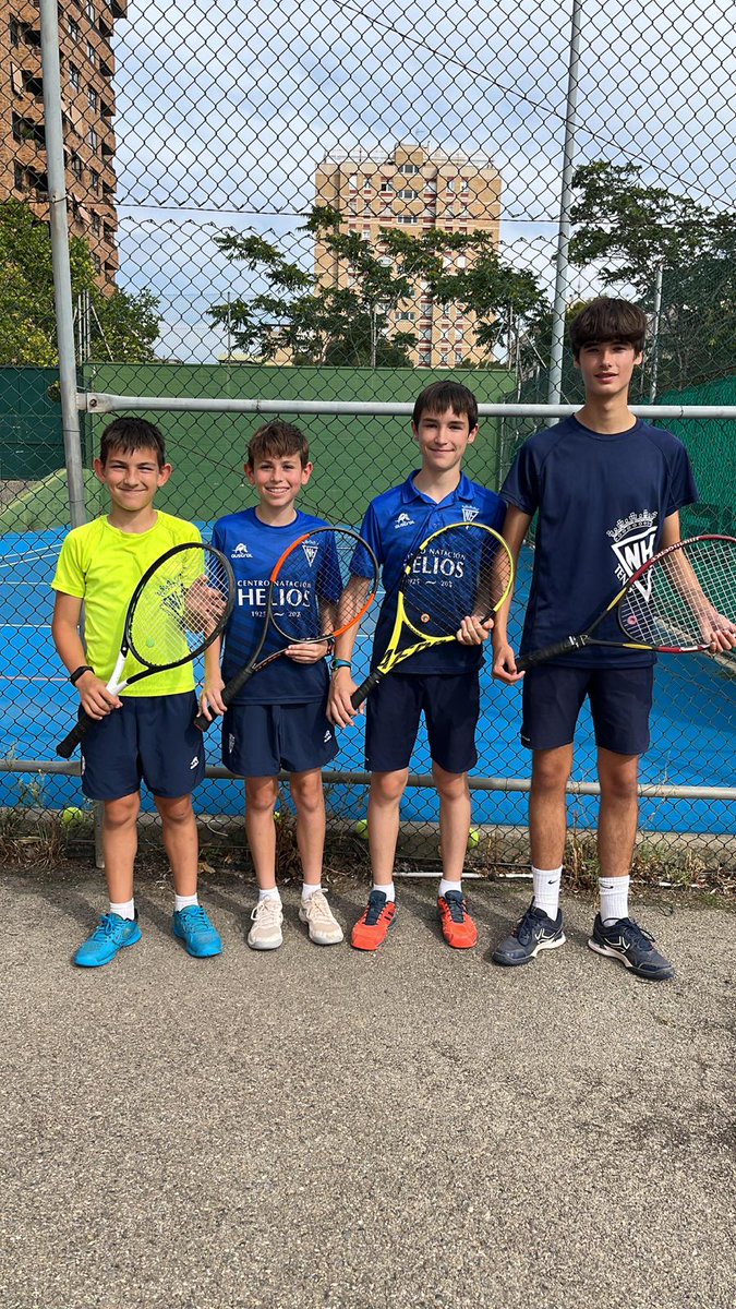 CNHeliosTenis's tweet photo. Liga de Aragón por equipos Infantil Masculino 2022-2023
- Fase regular segundos clasificados
- Final disputada en las instalaciones de la Federación Aragonesa de Tenis, Campeones 
Enhorabuena a todo el equipo @cnhelios https://t.co/pAiOdrdb3M