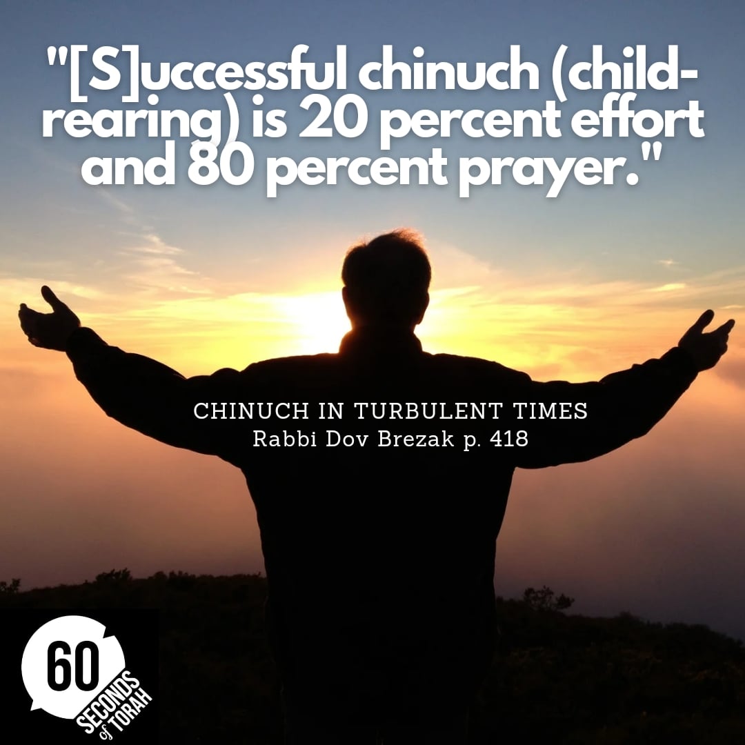 #raisingchildren #raisingkids #chinuch #torah #judaism #prayer #rabbirafimollot #everybodysrebbi #60secondsoftorah