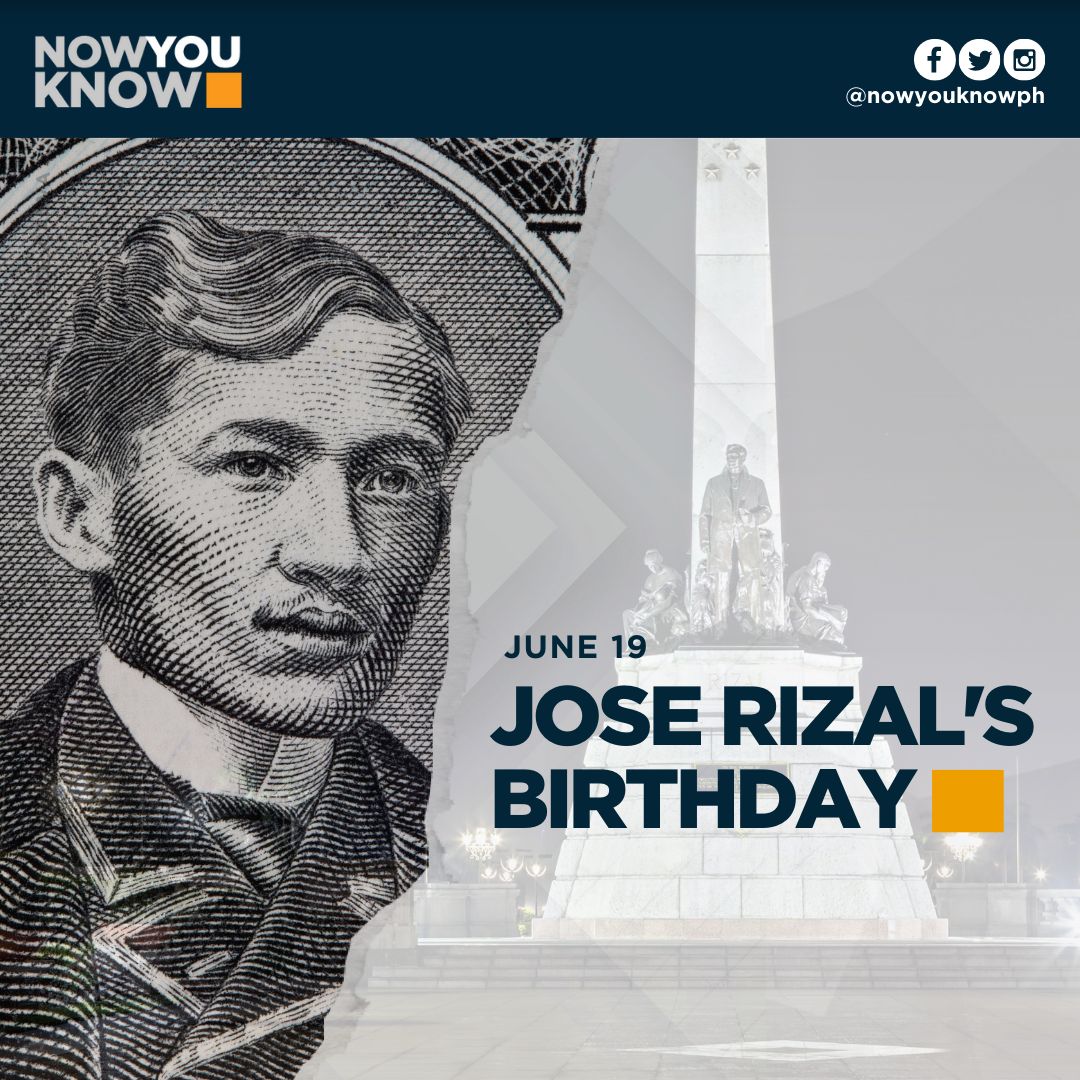 nowyouknowph's tweet photo. Celebrating the birth of an icon, Dr. Jose Rizal, whose brilliance and passion continue to inspire generations toward enlightenment and national pride. 🇵🇭✨ 

#JoseRizalBirthday
#NYK
#NowYouKnow https://t.co/eFM6Y3mK7c