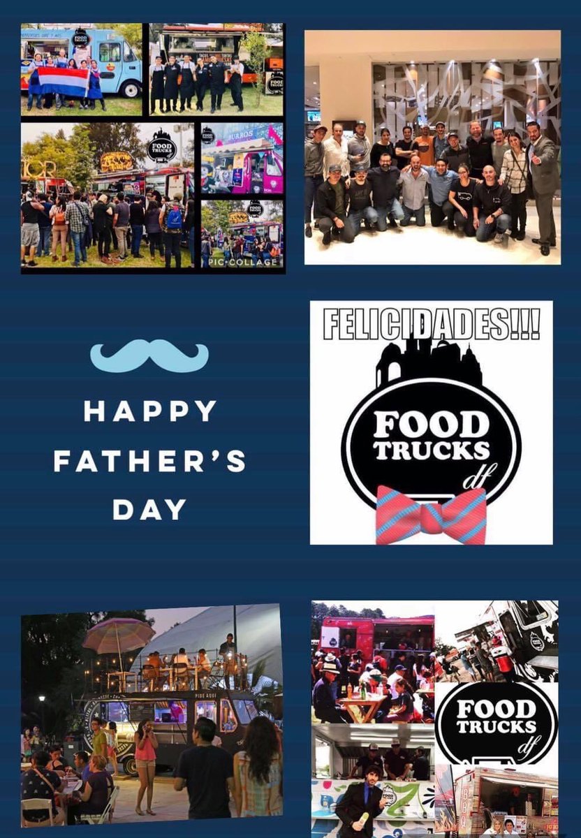 { #FELIZDIADELPADRE } Saludamos a todos en este día 🎉🎉🎉🎉 y festejamos nuestro #11Aniversario de ser los #FoodTrucks de #Cdmx , #Mexico 🎉🎉🎉 #FoodTrucksDF #FoodTruckStars 🎉🎉