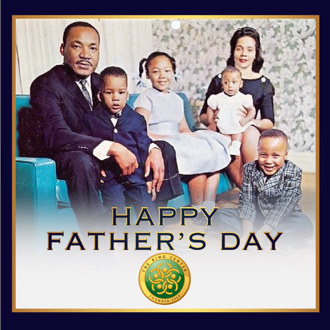 Join us, as we honor all of the #fathers and #fatherfigures who have shaped us, encouraged us, and inspired us. 

We especially remember, honor, and celebrate our namesake, Dr. Martin Luther King, Jr., on this Father's Day. 

#FathersDay #MLKLegacy