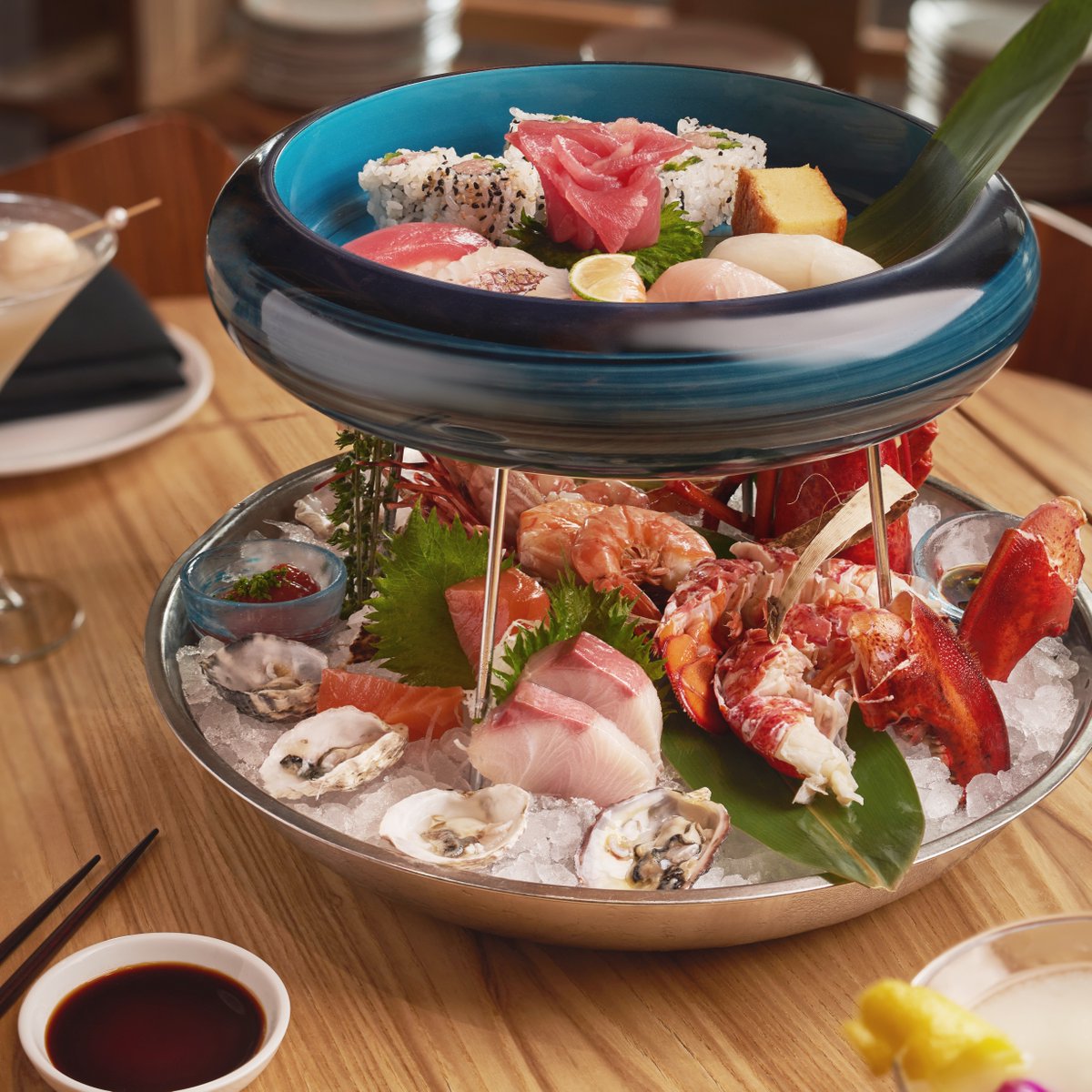 delawarenorth's tweet photo. Happy #InternationalSushiDay! 🍣

Delaware North's sushi creations are a must-try, whether you're in a suite at a sporting venue, attending a special event or visiting Morimoto Asia or Momosan Ramen at Hub Hall in Boston. https://t.co/AVoBwKjc71