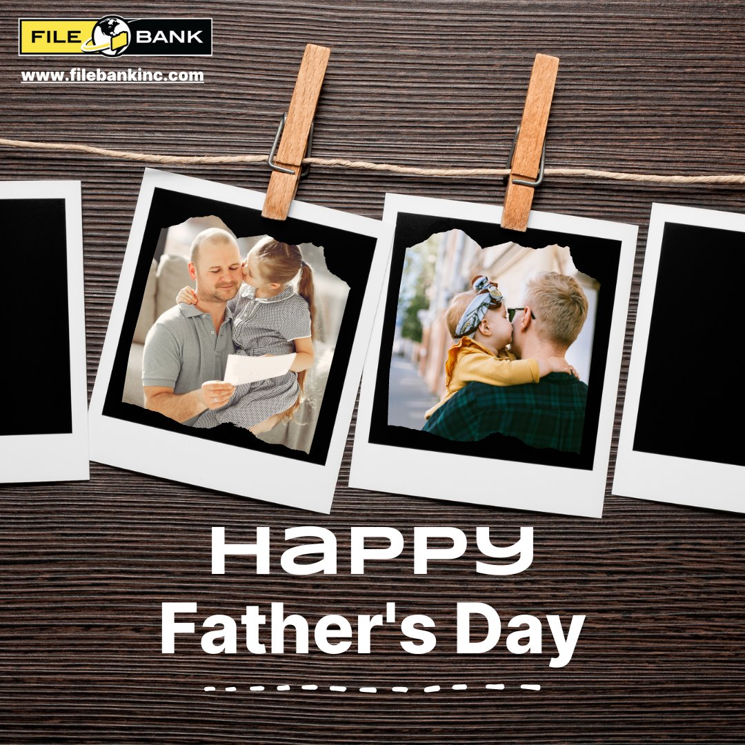 FileBankInc's tweet image. Happy Father’s Day, dads! Thank you for all your sacrifices for your families and the joy you bring to our lives, with love and gratitude from FileBank.
#HappyFathersDay #FathersDay #FileBankInc #JumpToDigital
