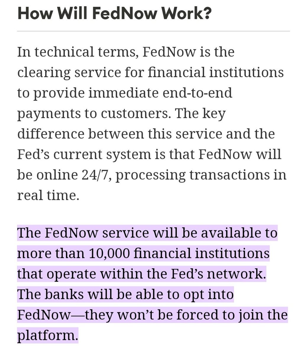 FedNow. IRS. Financial. Economic intel:

Once again, I keep seeing false information being spread. I'm not going to call disinfo or misinfo. That implies the intel being knowingly false. 

Inaccurate intel is the best way I can describe it. 

The new FedNow program being rolled…