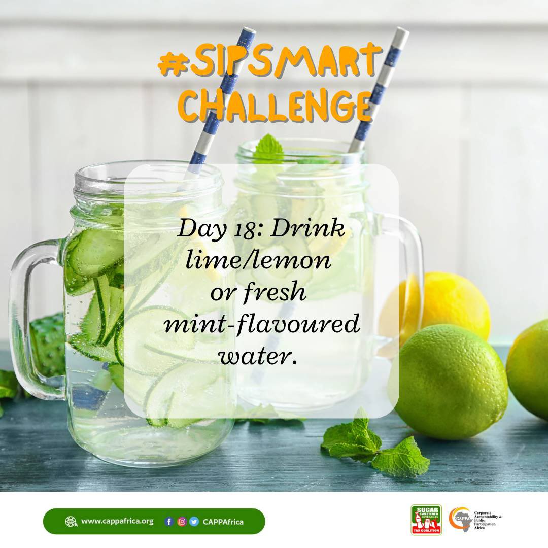 Stay hydrated  #sipsmartchallenge
#SSBTaxSaves 
@CAPPAfrica 
@IncubatorGHAI