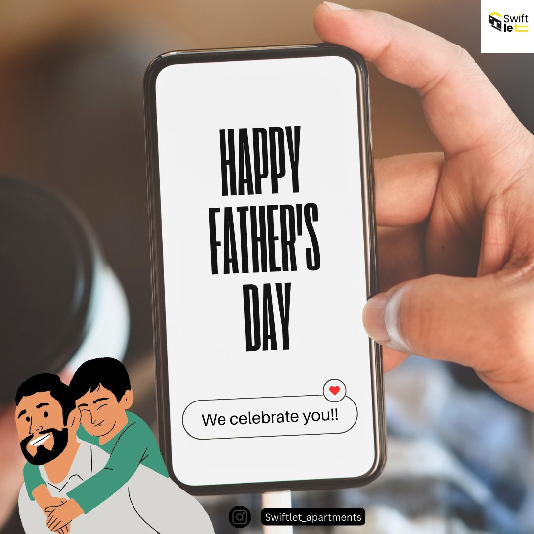 Swiftlet_ng's tweet photo. “The power of a dad in a child’s life is unmatched.” —Justin Ricklefs.

Happy Father’s Day❤️‍🔥
#FathersDay2023 
#swiftlet
#shortlets https://t.co/OEDJrmX3SN