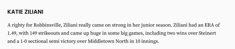 KatieZiliani's tweet image. Grateful to be honored on first team CVC and second team all area ! I also received the Heart award at our softball banquet this week‼️ Love my rville fam @RVilleSoftball @Los_Stuff @StriveSoftball @BoostSoftball @FloSoftball @SBRRetweets
