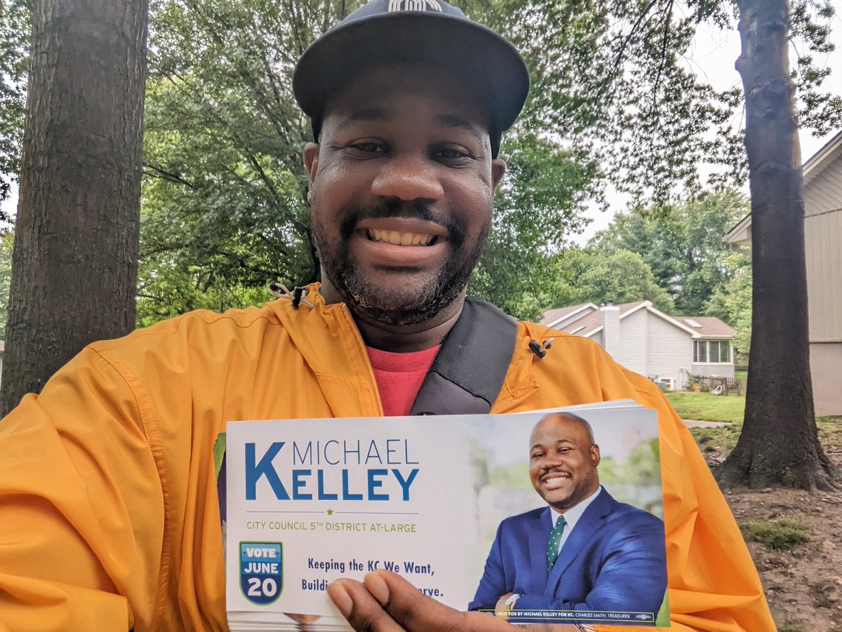 Out knocking doors today and happy to have some support from @ProChoice_MO. Let's get to it, #KCMO!

#kelleyforkc
