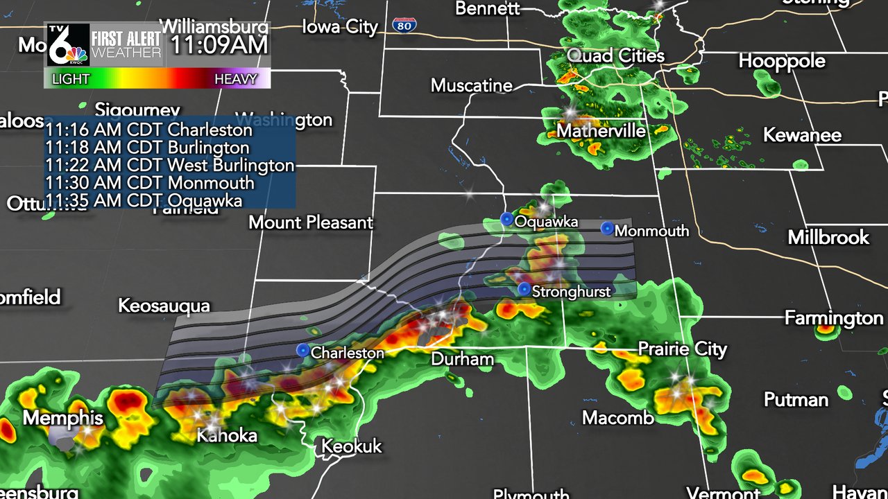 KWQC TV6 News on Twitter "SPECIAL WEATHER STATEMENT Strong