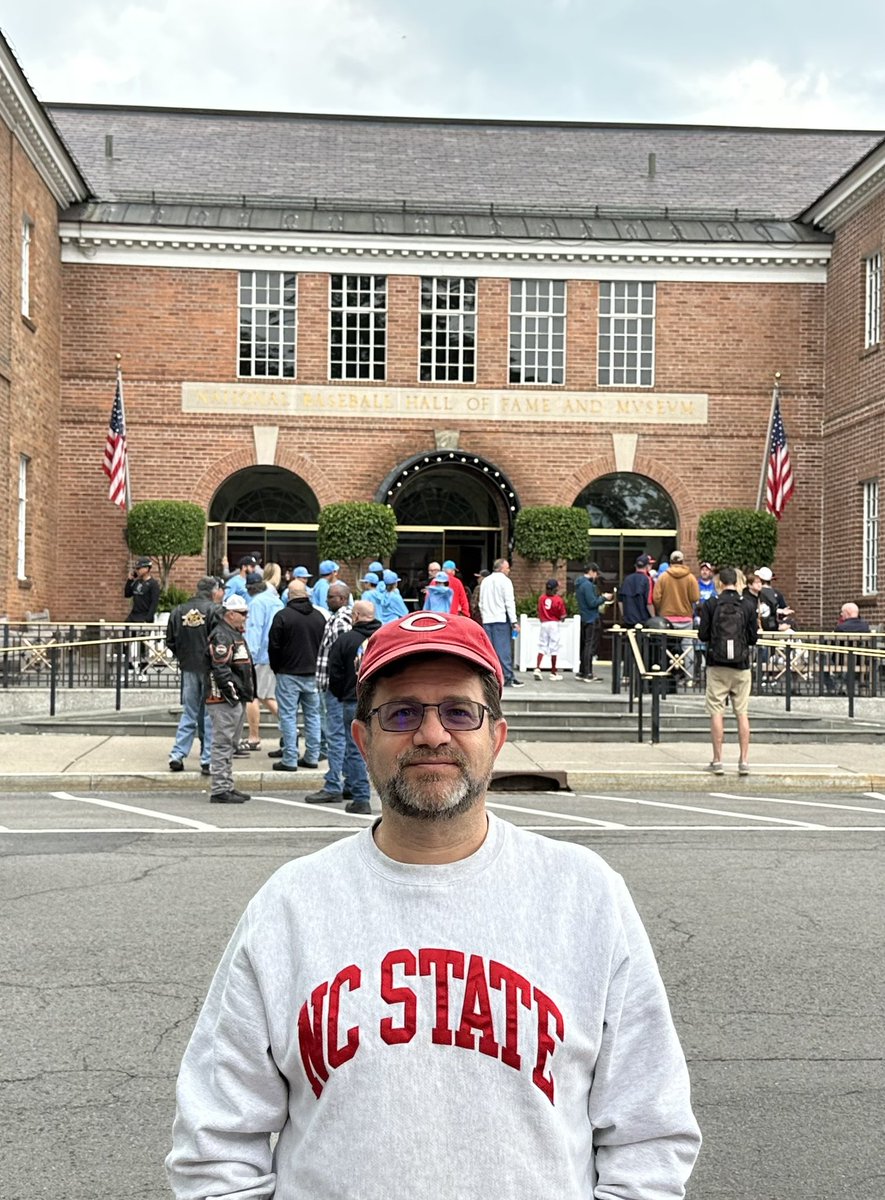 On vacation this week, camping near Cooperstown, NY. Super excited to spend Father’s Day exploring the <a href="/baseballhall/">National Baseball Hall of Fame and Museum ⚾</a> National Baseball Hall of Fame and Museum. Plus, my <a href="/Reds/">Cincinnati Reds</a> are (finally) above .500 and only a half game back in the NL Central! Pretty great day!