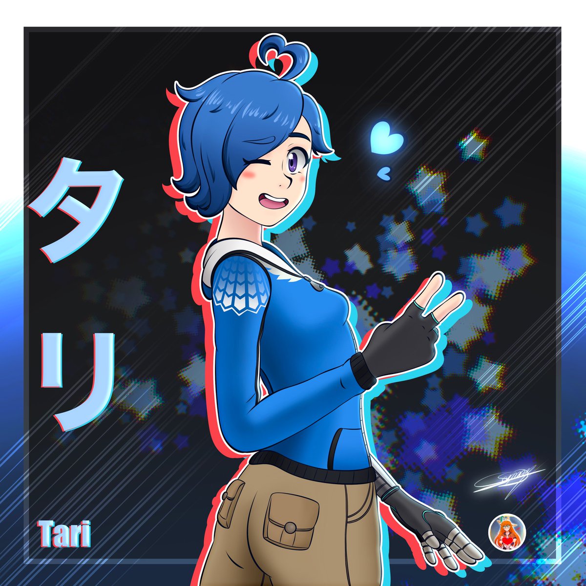 This is my drawing for my redesign of Tari : hope you will enjoy it !! 💙⭐️💙⭐️

@CelesteNotleyS 
@smg4official 
@glitch_prod
@kevdevz 
@Not_Jame 

#tari #redesign #smg4 #smg4fanart #Smg4tari #fanart #blue #metarunner #cute #photoshop #art #artist #procreate #anime #manga