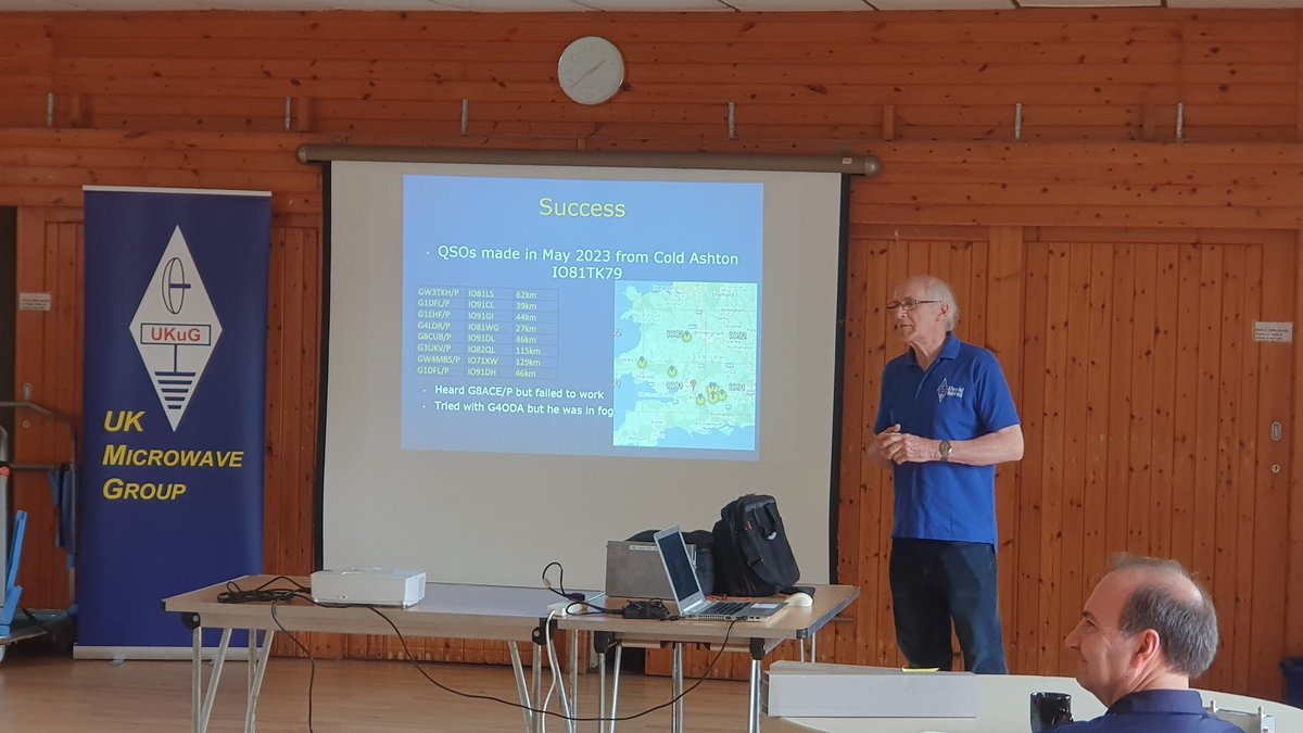 g1dfl_pete's tweet image. Fab to see a good level of #24GHz #UKUG activity in David M0GHZ&apos;s #Wavelab presentation today at RAL #Microwave #Roundtable (I got a mention! 😊) ..I&apos;m looking forward to all the new stations appearing soon! #GHz_Bands
