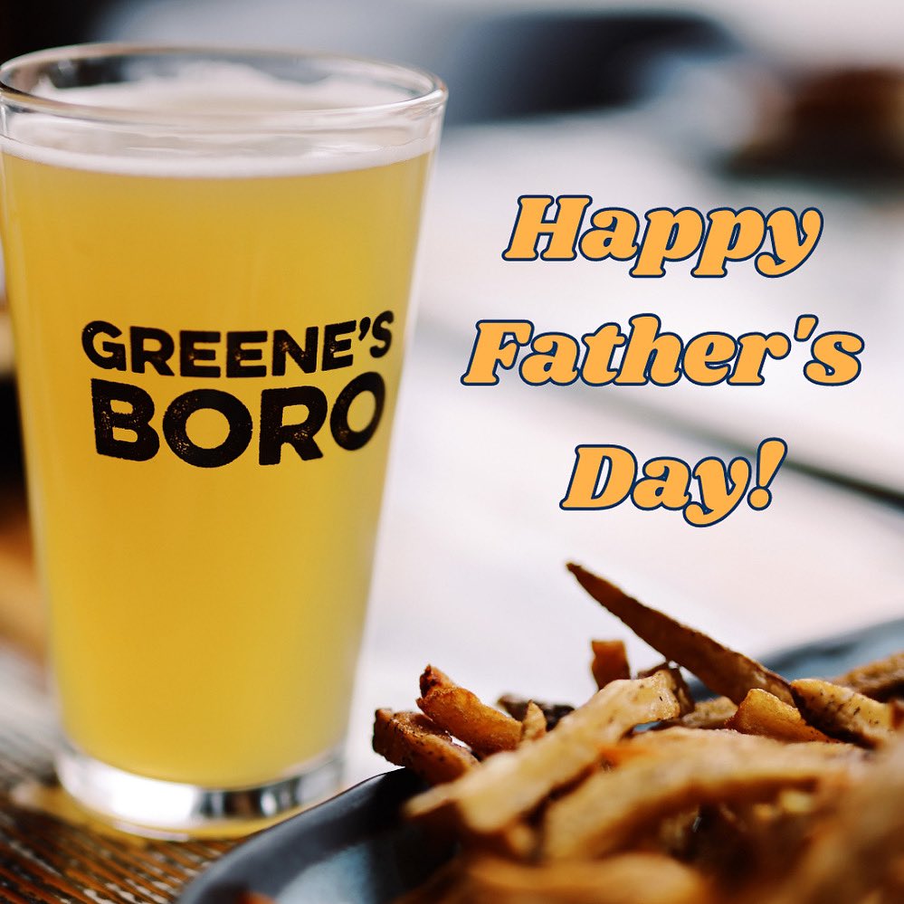 Happy Father’s Day to all the dads and dad-like figures. Celebrate with us until 10pm 🍻 
.
.
.
#nattygreenes #brewingco #fathersday #dgso #gsonc #triadnc