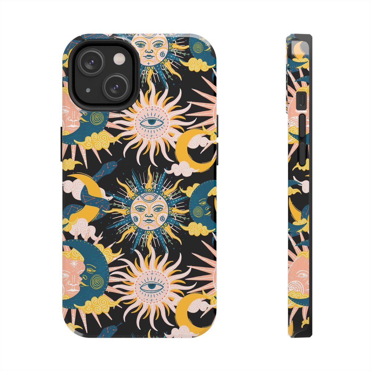 Excited to share the latest addition to my #etsy shop: Harmony in the Cosmos: Sun and Moon Celestial Phone Case etsy.me/3NytZOE #celestialcase #sunmoon #cosmicvibe #phonecase #astraldesign #lunarstyle #iPhone #harmony #protectivecase