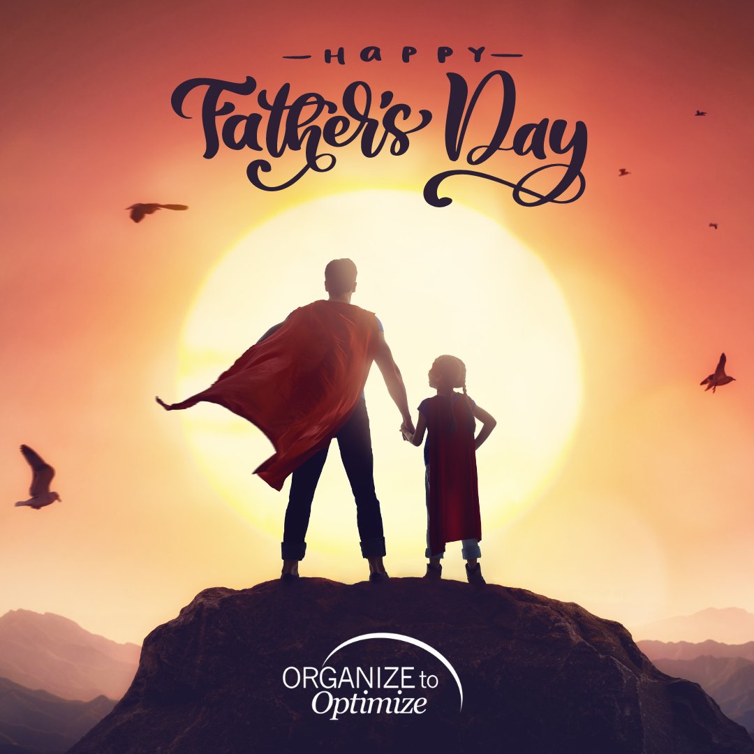 Happy Father's Day to all the amazing, superhero dads out there! 
.
.
.
.
#OrganizetoOptimize #HomeOrganizing #SueIve #HomeOrganization #OfficeOrganization