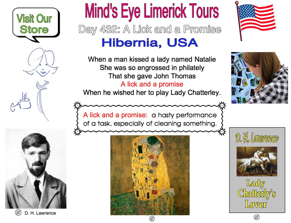 tom_mindseye's tweet photo. #Limerick #entertainment #humor #ALickandaPromise #JohnThomas #DHLawrence #LadyChatterley https://t.co/3D7J68TPV4 https://t.co/nWXxewXtTF https://t.co/JvOTNZvj4M
