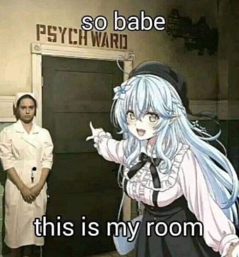 hey wait a second, we share the same room? or did i forget to take my meds???