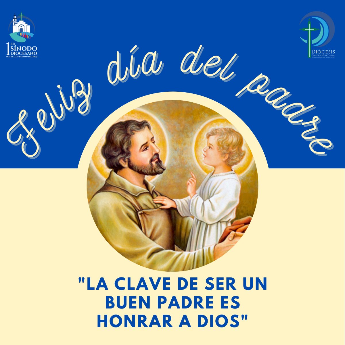 📷𝑭𝒆𝒍𝒊𝒛 𝑫𝒊́𝒂 𝒅𝒆𝒍 𝑷𝒂𝒅𝒓𝒆📷
𝐶𝑒𝑙𝑒𝑏𝑟𝑎𝑚𝑜𝑠 𝑎 𝑡𝑜𝑑𝑜𝑠 𝑎𝑞𝑢𝑒𝑙𝑙𝑜𝑠 𝑝𝑎𝑑𝑟𝑒𝑠, 𝑞𝑢𝑒 𝑎 𝑠𝑒𝑚𝑒𝑗𝑎𝑛𝑧𝑎 𝑑𝑒 𝑆𝑎𝑛 𝐽𝑜𝑠𝑒́ ℎ𝑎𝑛 𝑐𝑢𝑚𝑝𝑙𝑖𝑑𝑜 𝑙𝑎 𝑡𝑎𝑟𝑒𝑎 𝑑𝑒 𝑒𝑑𝑢𝑐𝑎𝑟 𝑦 𝑠𝑒𝑟 𝑏𝑢𝑒𝑛 𝑒𝑗𝑒𝑚𝑝𝑙𝑜.