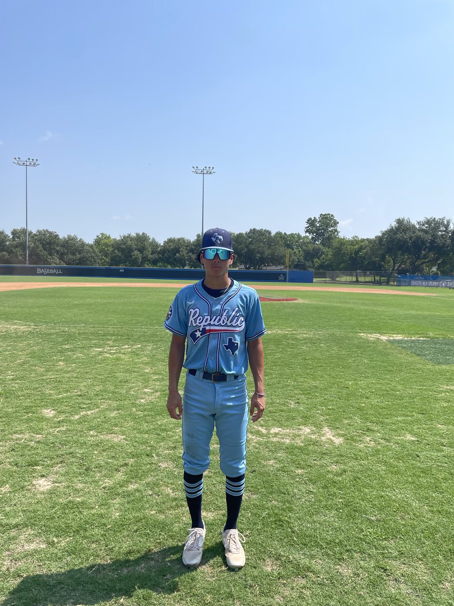 ✭Five Tool Texas✭ (@fivetooltexas) on Twitter photo F: <a href="/Tejas_Republica/">Texas Republic Baseball</a> Derner 4, Trosky Texas 2024 Lewis 2
PoG: @Dylan_terry2 2-4, 3B, RBI
Pitcher: Anthony Herrera 7 IP, 8K, ER F: <a href="/Tejas_Republica/">Texas Republic Baseball</a> Derner 4, Trosky Texas 2024 Lewis 2
PoG: @Dylan_terry2 2-4, 3B, RBI
Pitcher: Anthony Herrera 7 IP, 8K, ER