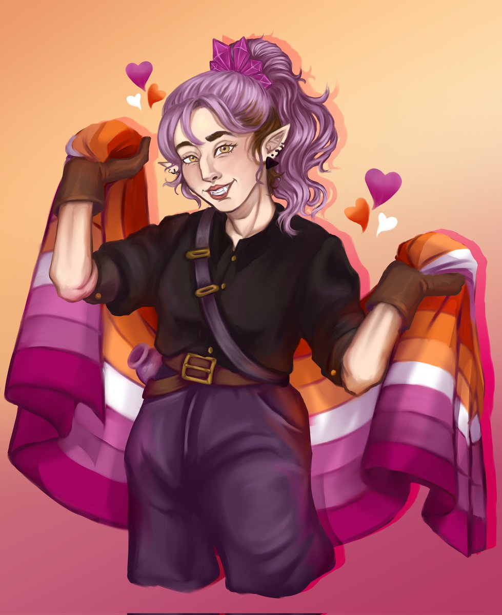 PeachMermaids's tweet photo. as a lesbian, i am contractually obligated to draw Amity on pride month (&amp; her timeskip design is so cool <333)
#theowlhouse #toh #amityblight #tohfanart https://t.co/DIK9UDeNx9