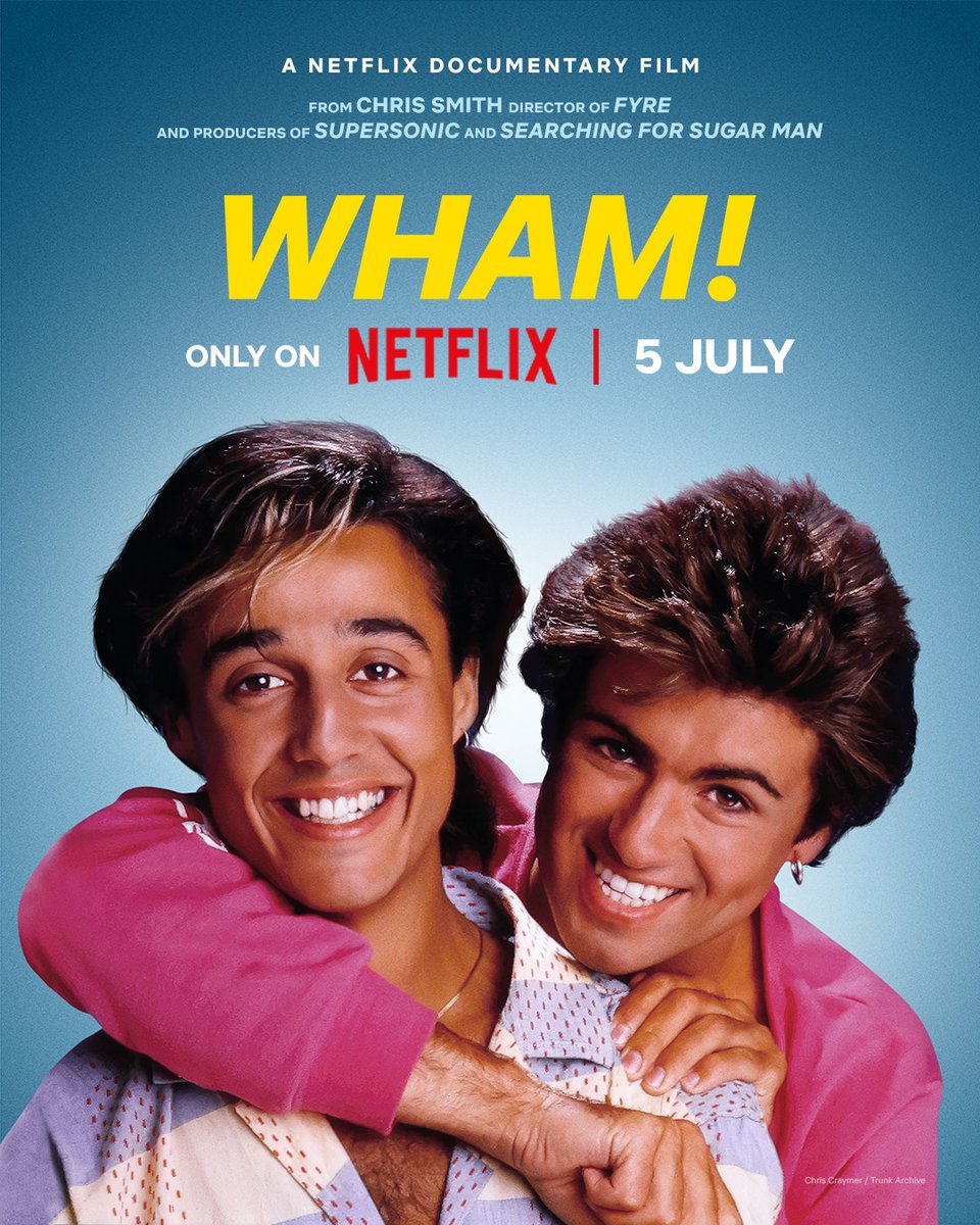 In their own words. The new documentary film WHAM! comes to Netflix 5 July.