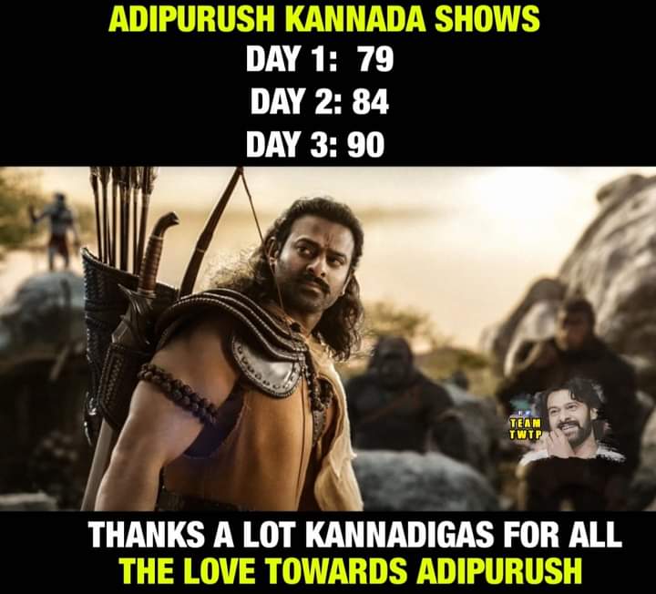 We Are Also Expecting Same Results For #Kannada Movies in Telugu States 

#Prabhas𓃵 #Prabhash #PrabhasEra #PrabhasFans #PrabhasRaju #Prabhas #Prabhas𓃵 #Adipurush #AdipurushBlockbuster #AdipurushPreReleaseEvent #AdipurushOnJune16 #AdipurushReview #AdipurushEarthShatteringDay1