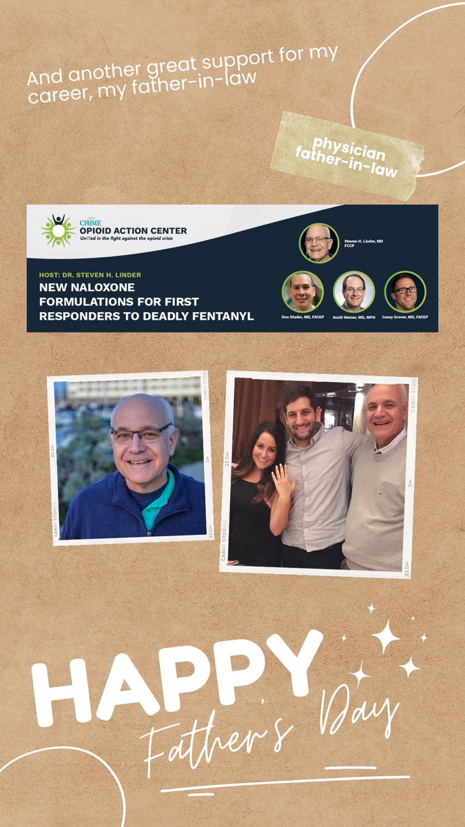 Some of the biggest supporters of my career are my dad and father-in-law. Happy Father’s Day to doctors Jay Goldberg & @steven_linder 🔬🥼🩺♥️